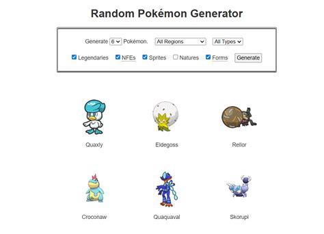 pokemon picker randomizer.